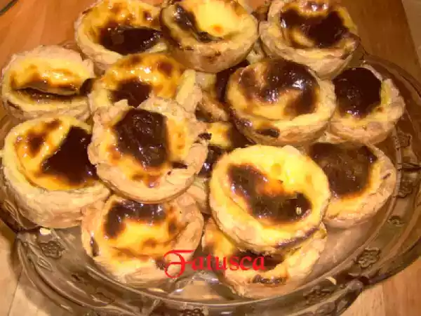 Receita Pasteis de natas fingidos