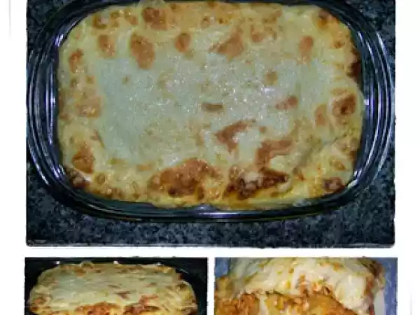 Receita Lasanha de frango & milho