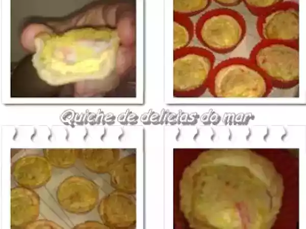 Receita Quiche de delicias do mar