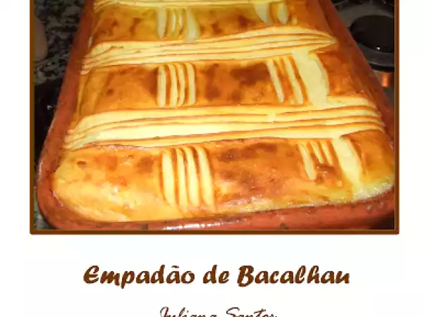 Receita Empadão de bacalhau
