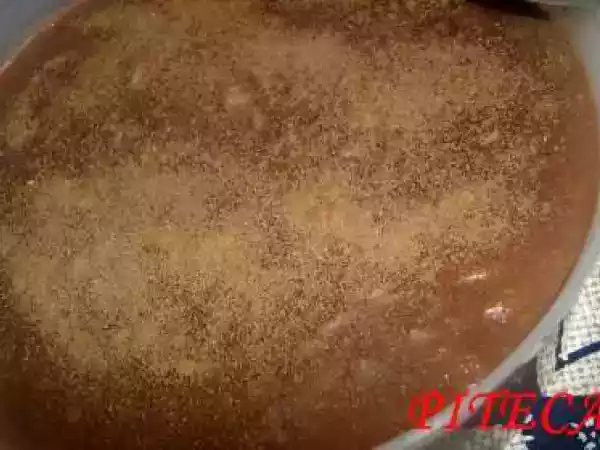 Receita Arroz doce de chocolate, nozes e amêndoas