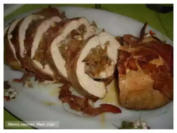 Receita Peito de perú com frutos secos