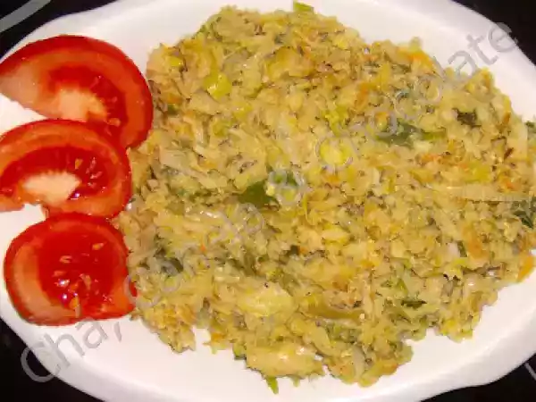 Receita Bacalhau francês à brás