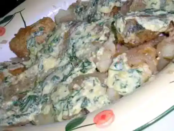 Receita Fricassé de bacalhau