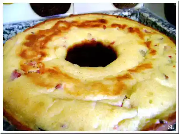 Receita Bolo de queijo e bacon