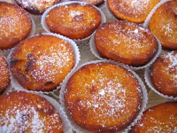 Receita Queijadas de cenoura