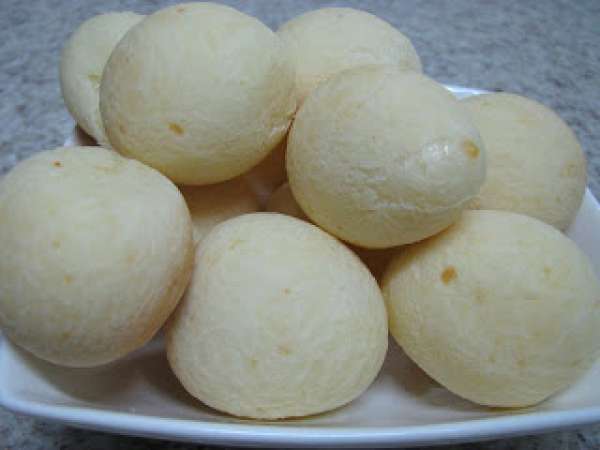 Receita Pão de queijo com e sem presunto defumado