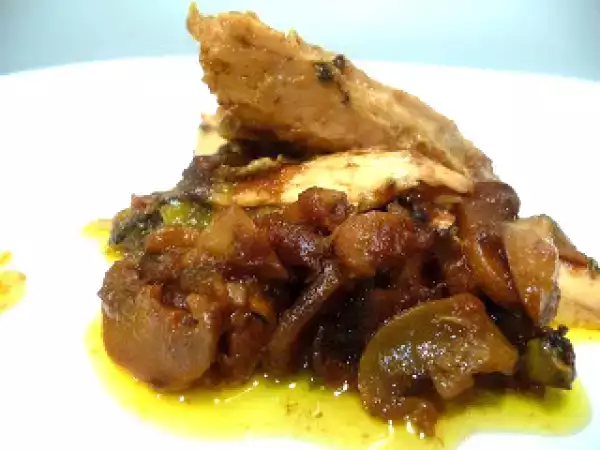 Receita Faisão em lume brando por 4 horas