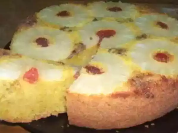 Receita Bolo de ananás