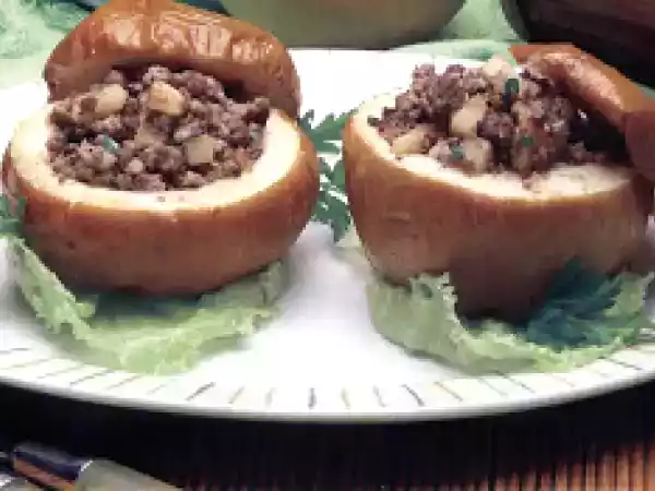 Receita Maçã reineta com carne picada