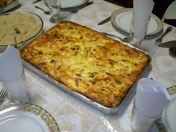 Receita Torta de bacalhau