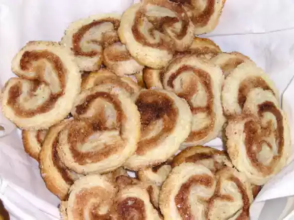 Receita Palmiers de canela