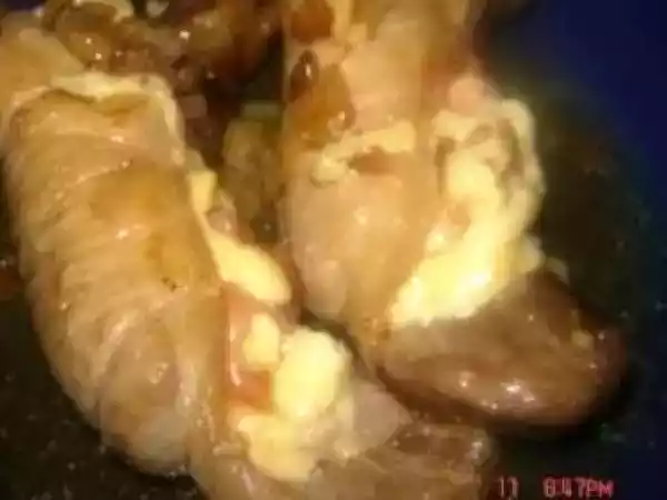 Receita Costeletas de porco recheadas