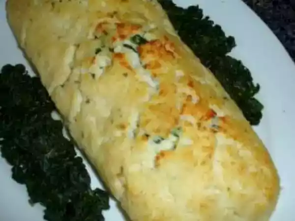 Receita Rolo de bacalhau recheado