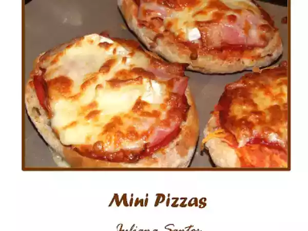 Receita Mini pizzas