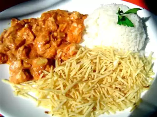 Receita ...strogonoff de pernil ou lombo suíno