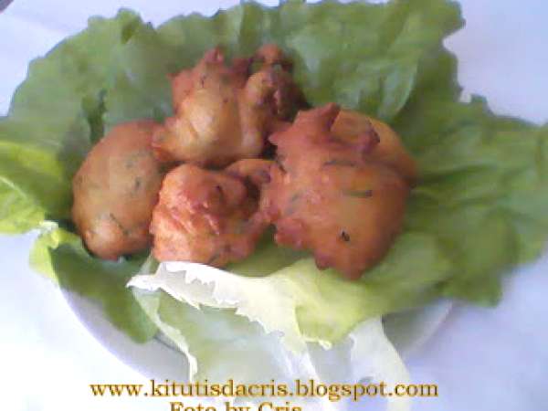 Receita Bolinho salgado frito