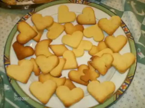 Receita Biscoitos e bolachas - bolachinhas de manteiga