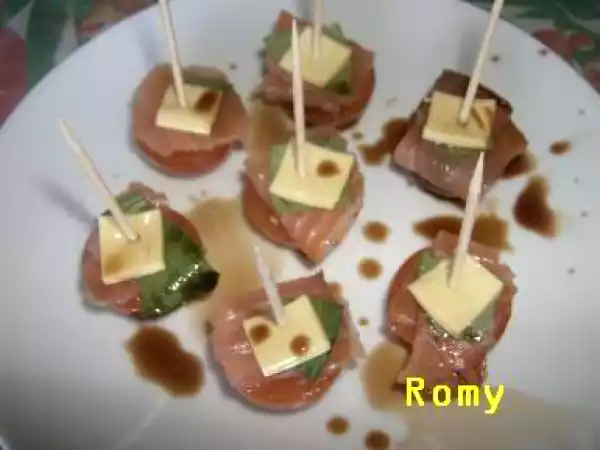 Receita Tomate cereja com salmão fumado