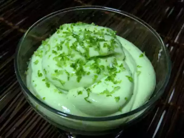 Receita Creme de abacate