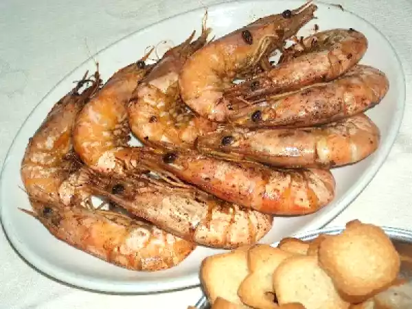 Receita Camarão ao alhinho / camarão all'aglio