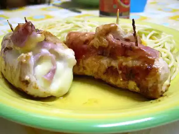 Receita Bifes grelhados com queijo