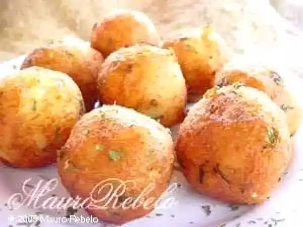 Receita Bolinho de peixe (culinarista mauro rebelo)
