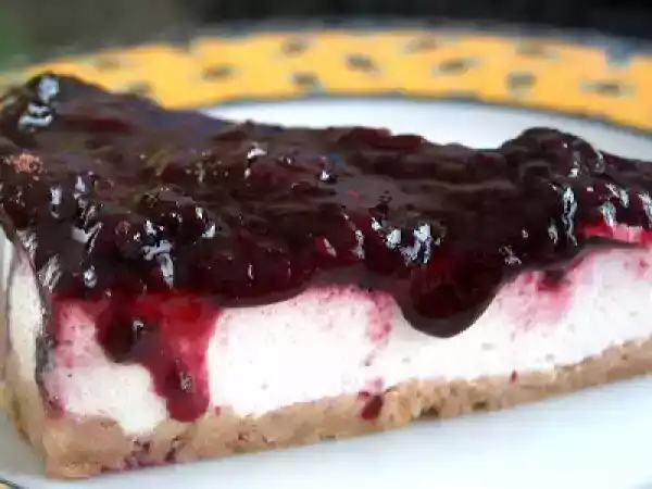 Receita Cheesecake de frutos vermelhos