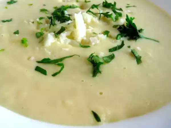Receita Sopa aveludada de couve-flor