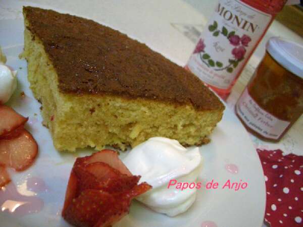 Receita Bolo de aroma de rosa