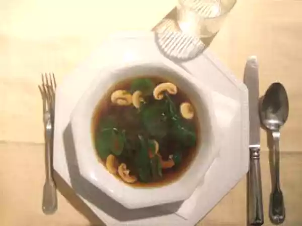 Receita Sopa de miso