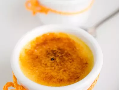 Receita Crème brulée com tuile de amendoas