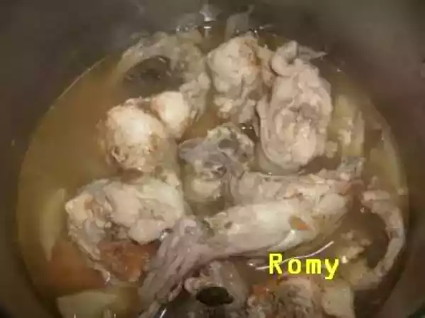 Receita Coelho na panela de pressão