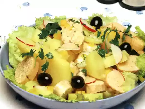 Receita Salada de ovas