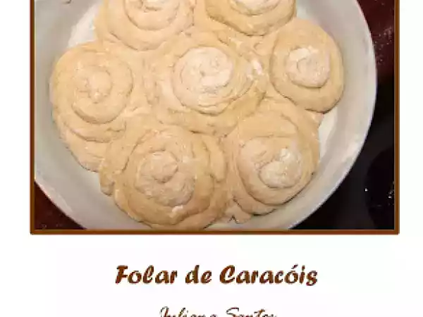 Receita Folar de caracóis