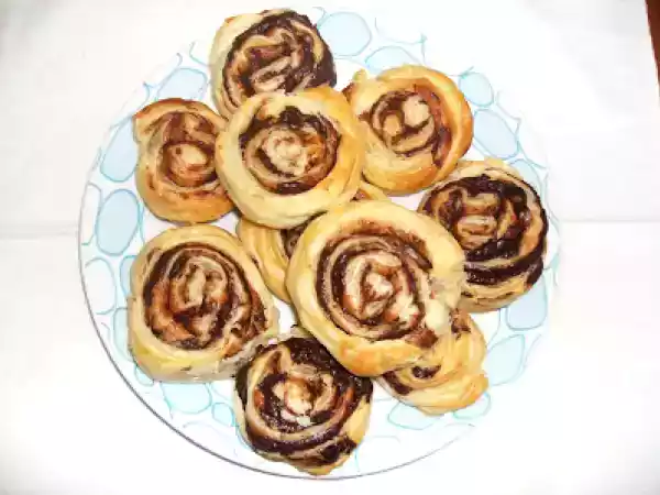 Receita Caracois de chocolate á vivie