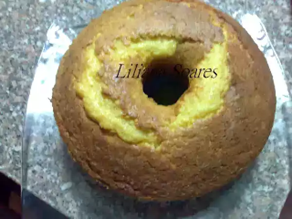 Receita Bolo de laranja e coco