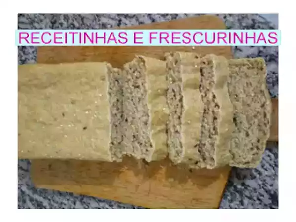 Receita Pão de linhaça
