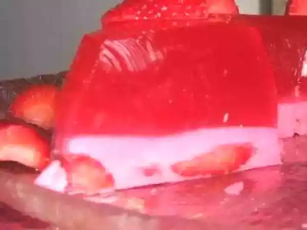 Receita Pudim de morangos