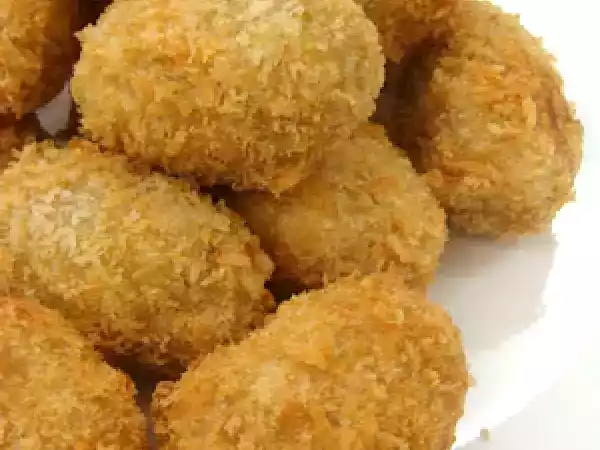 Receita Croquetes de frango e curry
