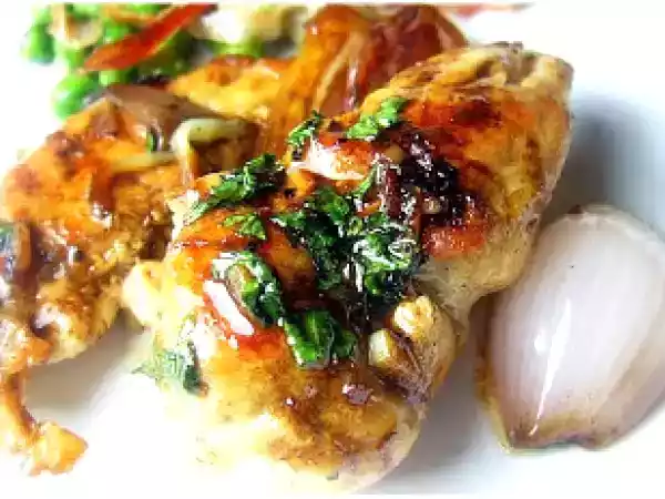 Receita Receita de frango ao vinagre