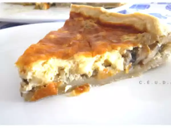 Receita Tarte de cogumelos