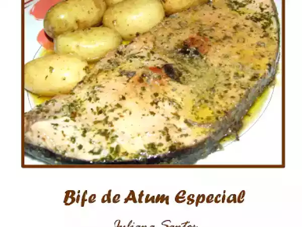Receita Bife de atum especial