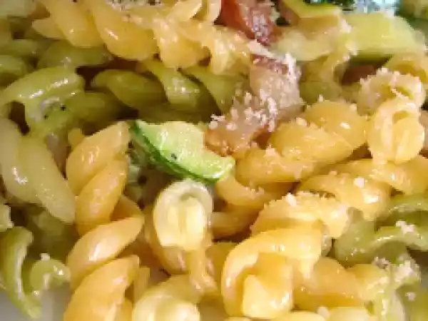 Receita Carbonara de courgette
