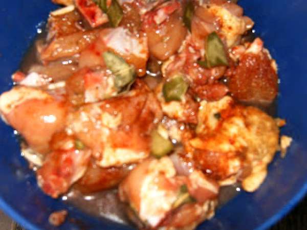 Receita Frango frito com arroz de bacon - dois em um