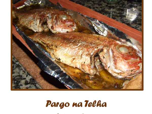 Receita Pargo na telha