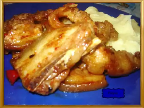 Receita Entremeada com molho agridoce