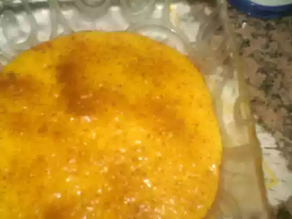 Receita Arroz doce com custard