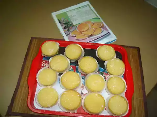 Receita Queijadas de requeijão com laranja