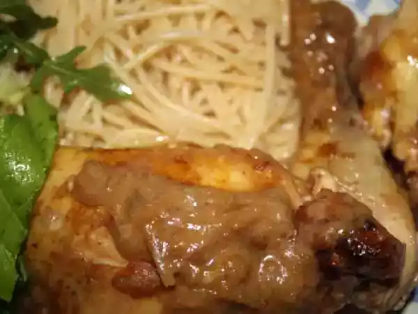 Receita Frango no forno com natas